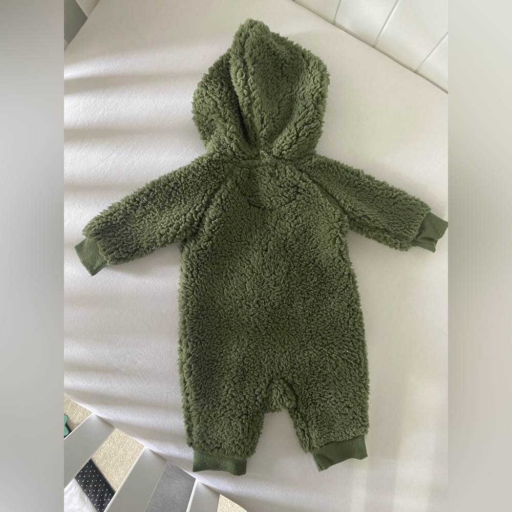 7 For All Mankind, 0-3 months, Army Green Baby Sharpa